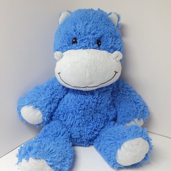 Little Miracles Blue Hippo Plush Hippopotamus Stuffed Animal Toy Lovey Costco - Picture 10 of 11